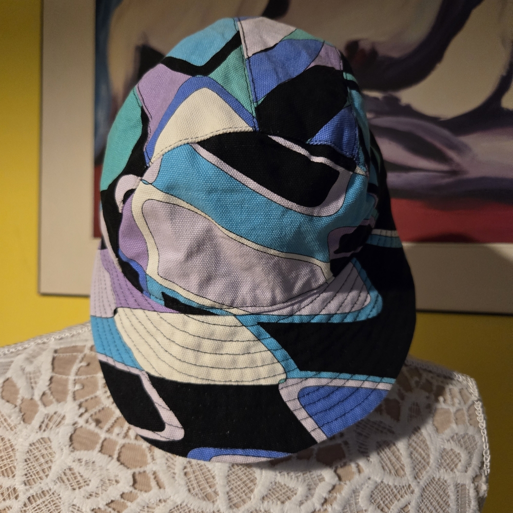 Emilio Pucci Multicolor Abstract Hat